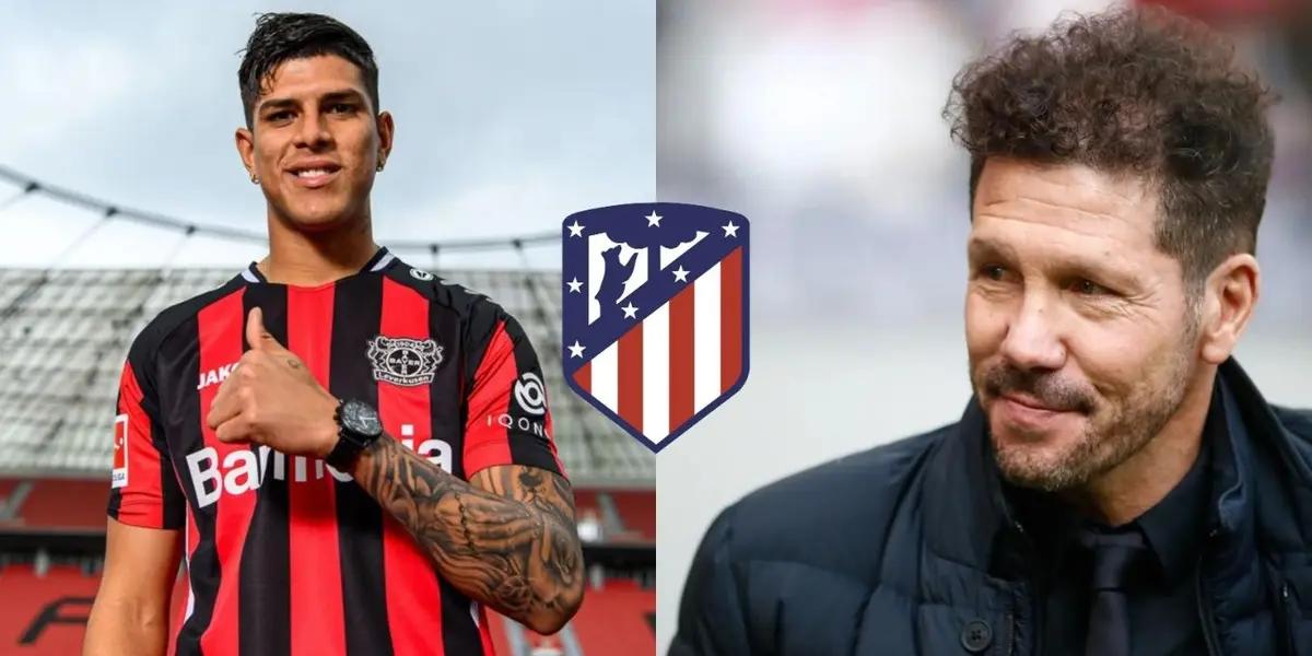 El internacional ecuatoriano es una debilidad del entrenador argentino del Atlético de Madrid.