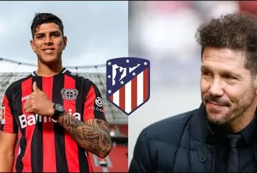 El internacional ecuatoriano es una debilidad del entrenador argentino del Atlético de Madrid.