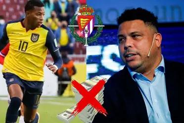 El internacional ecuatoriano exigió algo para poder renovar con el club violeta, y de cara a futuro partir.