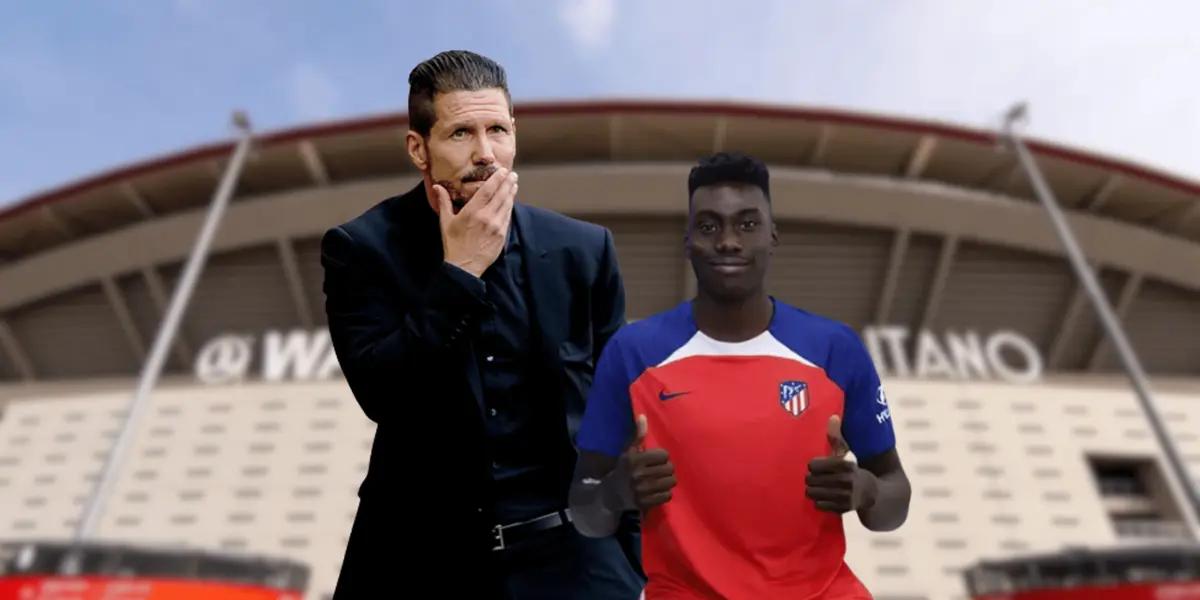 El joven de 18 años ya es jugador del Atlético Madrid pero le buscarán una salida para que tenga más minutos
