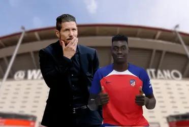El joven de 18 años ya es jugador del Atlético Madrid pero le buscarán una salida para que tenga más minutos