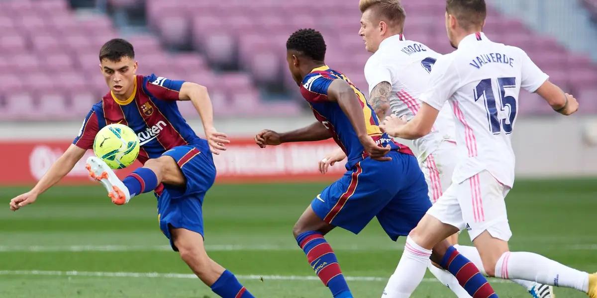 El joven centrocampista del Barça recuerda que hizo una prueba con el club blanco cuando tenía 15 años y aseguró que ellos lo rechazaron, él nunca lo habría hecho.