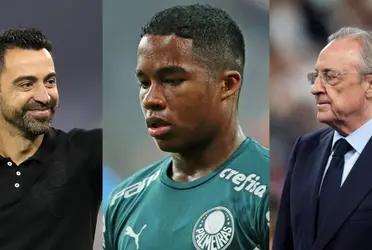 El joven futbolista del Palmeiras, Endrick Moreira es seguido por el Real Madrid y el Barcelona.