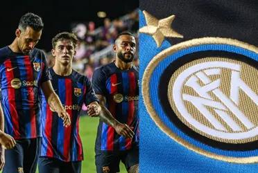 El jugador africano tiene pie y medio fuera del Camp Nou, pudiendo regresar a la Serie A de la mano del club neroazzurro.