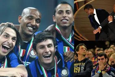 El jugador argentino se dio el gustó de ganar todo en el Inter de Milán.