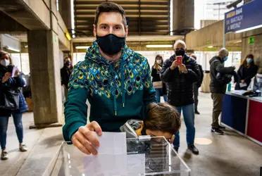 El jugador argentino se presentó en las votación del club esta mañana.