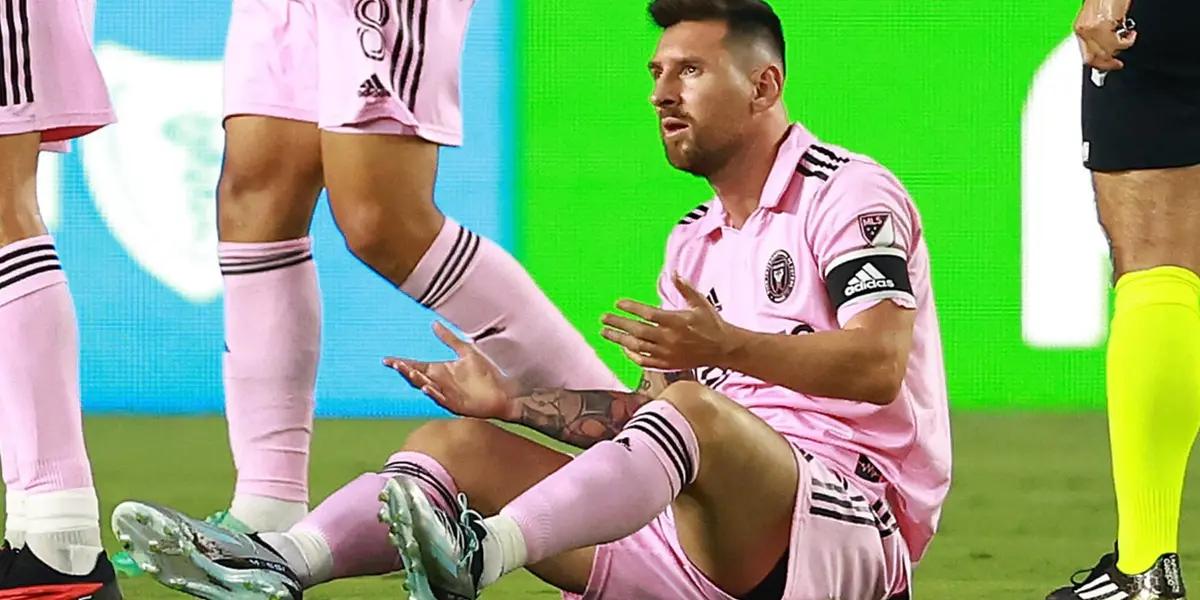 El jugador argentino volvió a perderse un partido de la MLS y el Inter de Miami ya no tiene margen de error