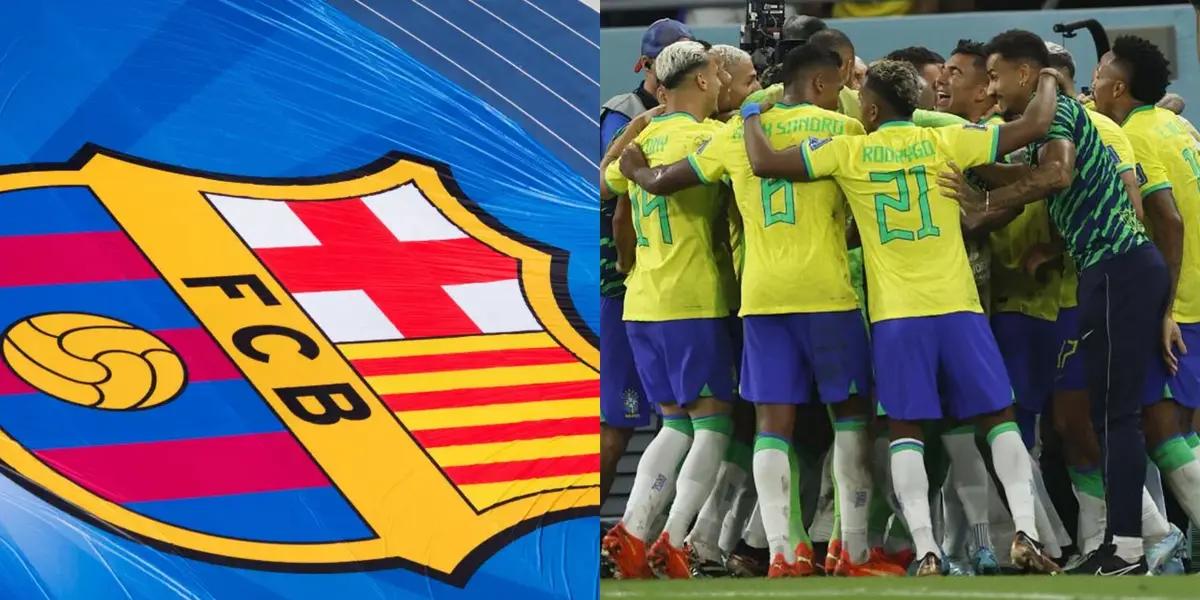 El jugador brasileño le encanta a los directivos blaugranas.