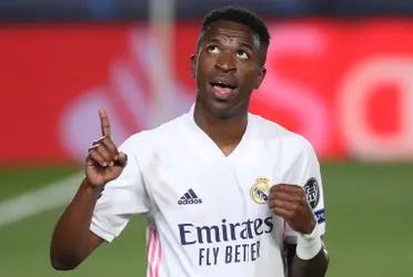 El jugador brasilero, Vinicius Jr, está mostrando gran nivel con el Real Madrid, ayer anotó un doblete en el empate de su equipo frente al Levante por la jornada 2 de La Liga.