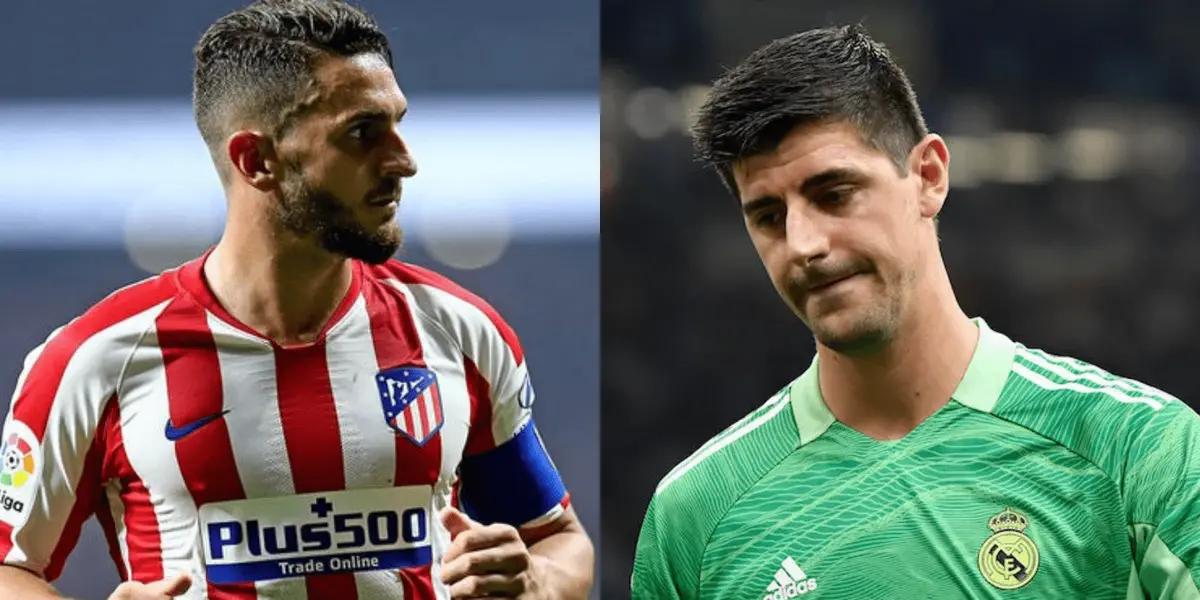 El jugador colchonero se refirió a la frase del portero del Real Madrid, quien dijo que ahora “está en el lado bueno de la historia”