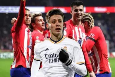 El jugador de Atleti que no pudo ocultar su admiración por Guler y le pidió foto