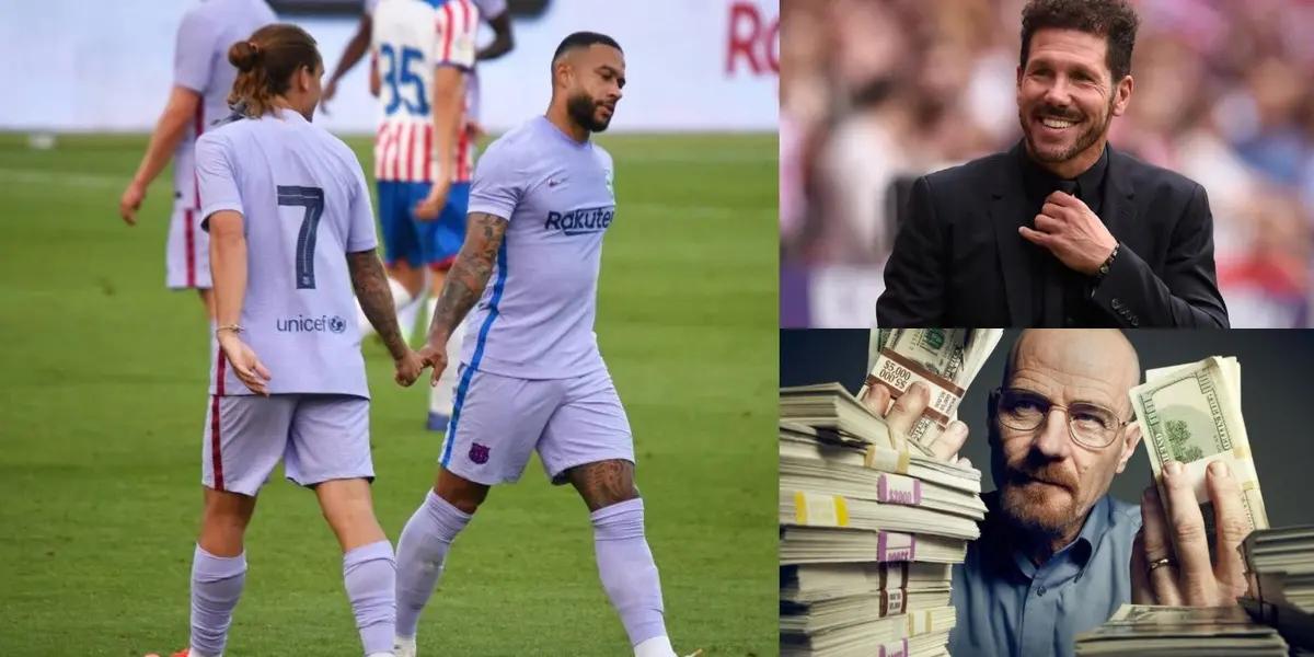 El jugador del equipo colchonero mostró su estilo por fuera de las canchas.