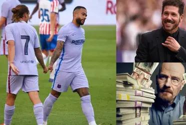 El jugador del equipo colchonero mostró su estilo por fuera de las canchas.