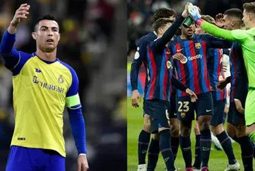 El jugador del FC Barcelona que Cristiano Ronaldo no vería mal de incorporarlo para el Al-Nassr