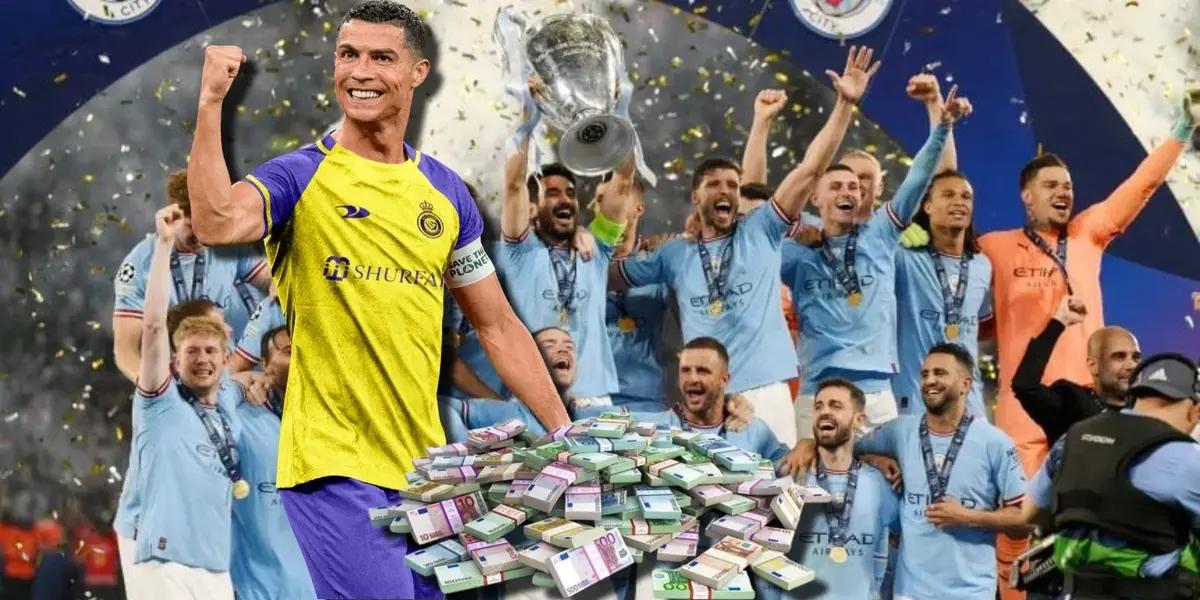 El jugador del Manchester City que quiere jugar con Cristiano Ronaldo, quien ahora la rompe en el Al-Nassr