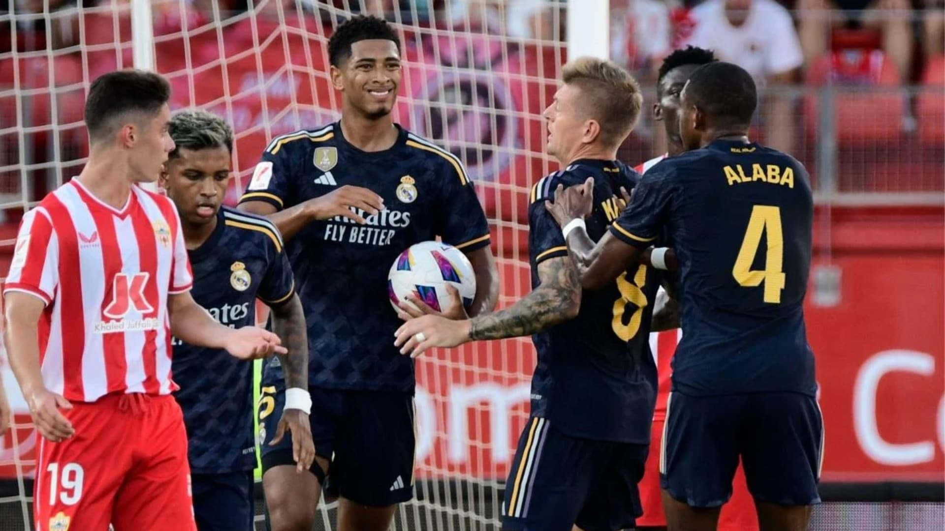 El jugador del Real Madrid que sacó la cara contra Almería, Ancelotti sonríe