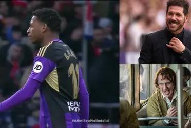 El jugador ecuatoriano hizo parte de la terrible derrota ante el equipo colchonero.