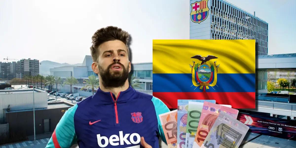 El jugador ecuatoriano que tenía potencial pero en el FC Barcelona no dio, ni en el equipo de Piqué