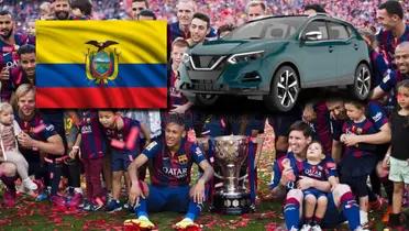 El jugador ecuatoriano se midió al FC Barcelona, pero no le fue nada bien, ahora está dedicado a la renta de autos