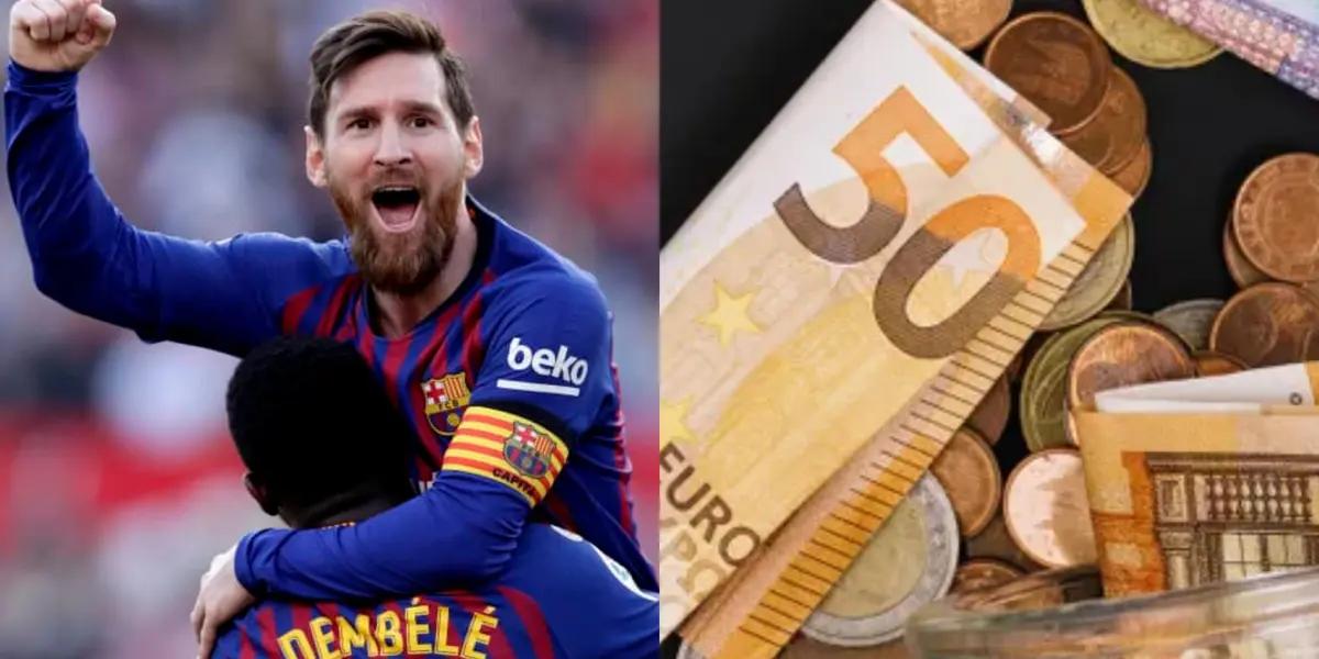 El jugador fue uno de los nombres que pidió Lionel Messi en el FC Barcelona pero ahora tiene nuevo trabajo donde gana 70 euros