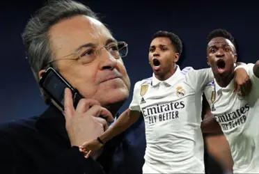 El jugador no ha ocultado su deseo de jugar para el Real Madrid, solo está esperando que Florentino Pérez levante el teléfono y lo llame