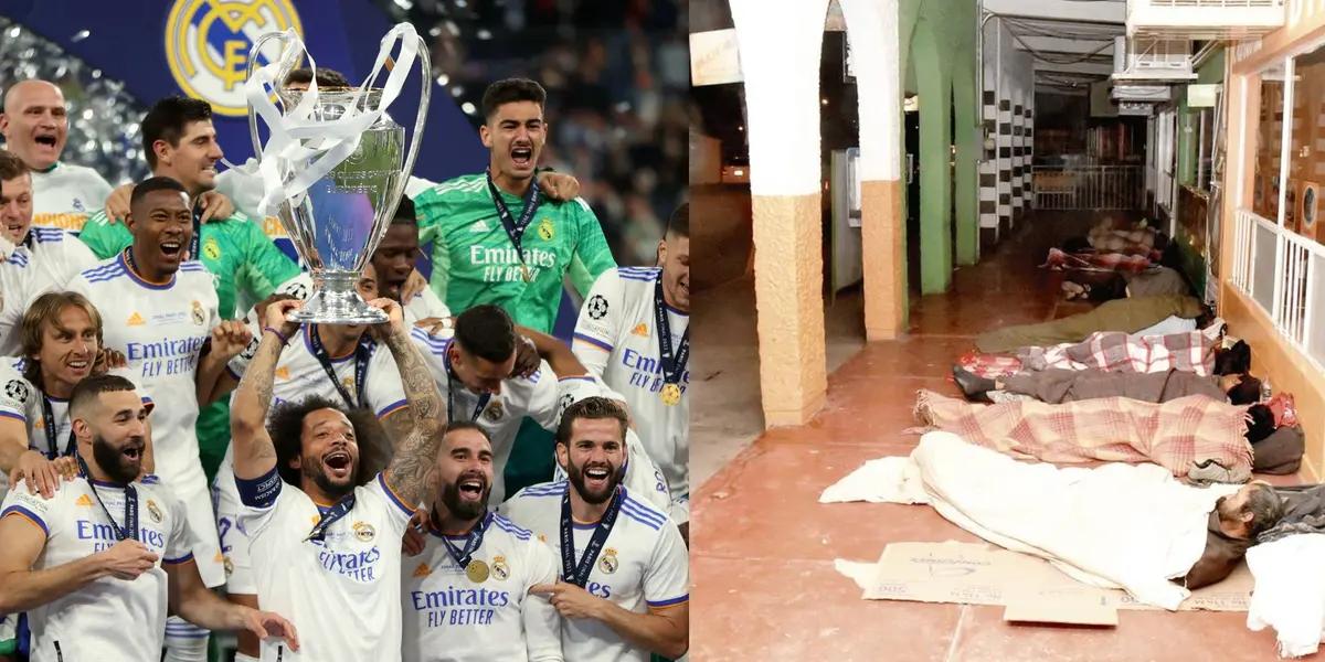 El jugador inició desde abajo y ganó 5 Champions con el Madrid