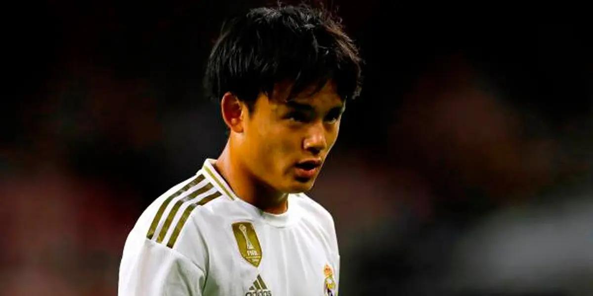 El jugador japonés cedido al Villarreal parecería no tener intenciones de regresar al equipo merengue