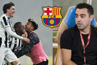 El jugador de la Juventus ya no tiene oportunidades en Turín y quiere cambiar de aires, Xavi lo quiere en su plantilla.
