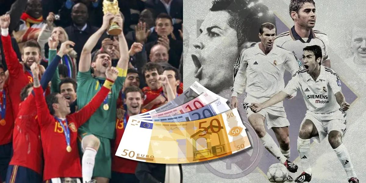 El jugador lo ganó todo con el Real Madrid así como en la Selección Española, hoy en su trabajo factura 70 euros