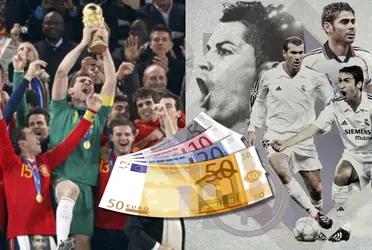 El jugador lo ganó todo con el Real Madrid así como en la Selección Española, hoy en su trabajo factura 70 euros