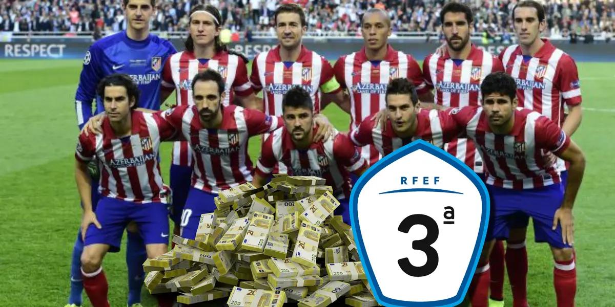 El jugador que llegó a Atlético de Madrid como figura pero fue un espejismo, no rindió ni en Tercera División