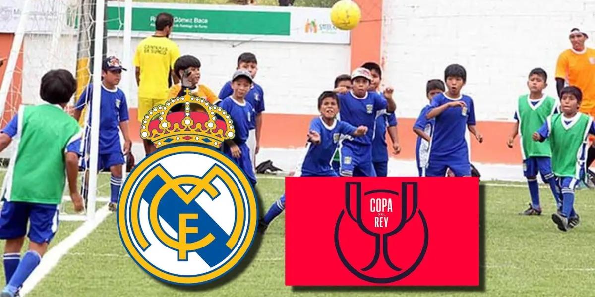 El jugador que pasó por el Real Madrid ahora está en la Copa del Rey con otro club, y disputó el partido en un mini estadio