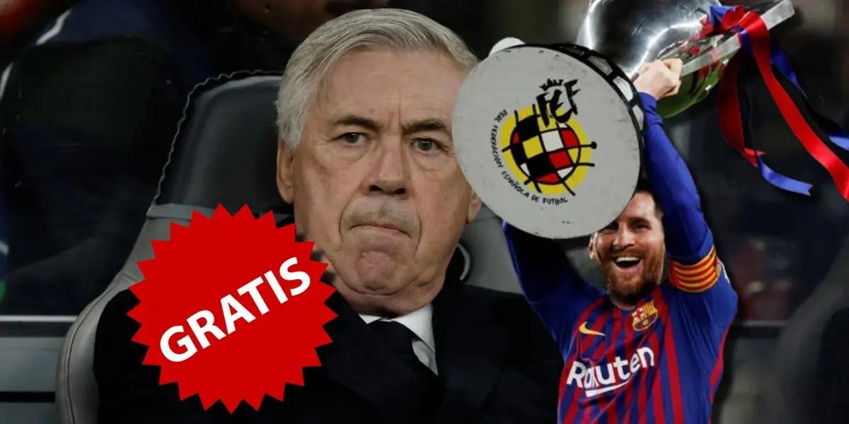 El jugador que quiere Carlo Ancelotti para el Real Madrid, pero lo descubrieron con una camiseta enmarcada de Messi