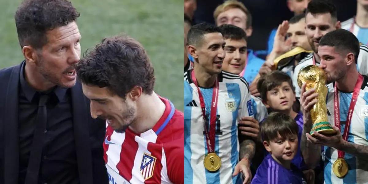 El jugador que Rodrigo De Paul puede convencer para llegar al Atlético de Madrid, ahora que Simeone lo necesita de urgencia