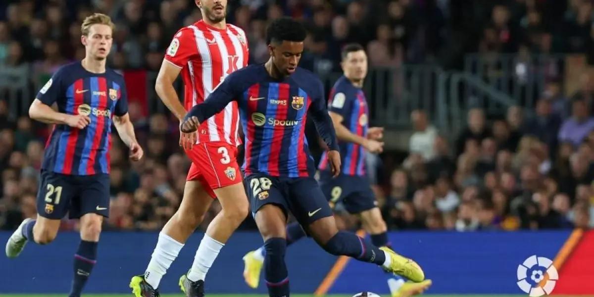 El jugador que Xavi apostó por él y pagó con creces en el partido.