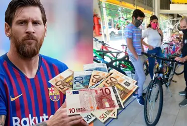 El jugador tenía grandes condiciones en el FC Barcelona, pero ahora su nuevo trabajo está en las bicicletas