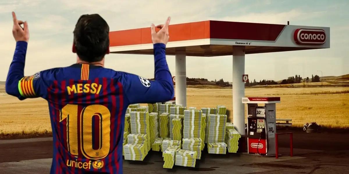 El jugador tenía un gran talento pero no soportó estar tras la sombra de Messi, ahora tiene un negocio de venta de gasolina