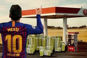El jugador tenía un gran talento pero no soportó estar tras la sombra de Messi, ahora tiene un negocio de venta de gasolina