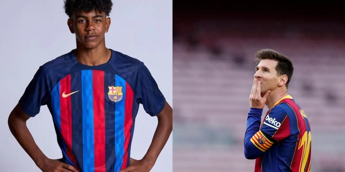 El juvenil tuvo su primer partido con la camiseta del Blaugrana.