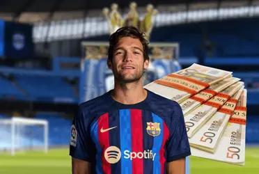 El lateral izquierdo que ya pasó por el Chelsea no tiene lugar en el Barcelona y volvería a la Premier League.