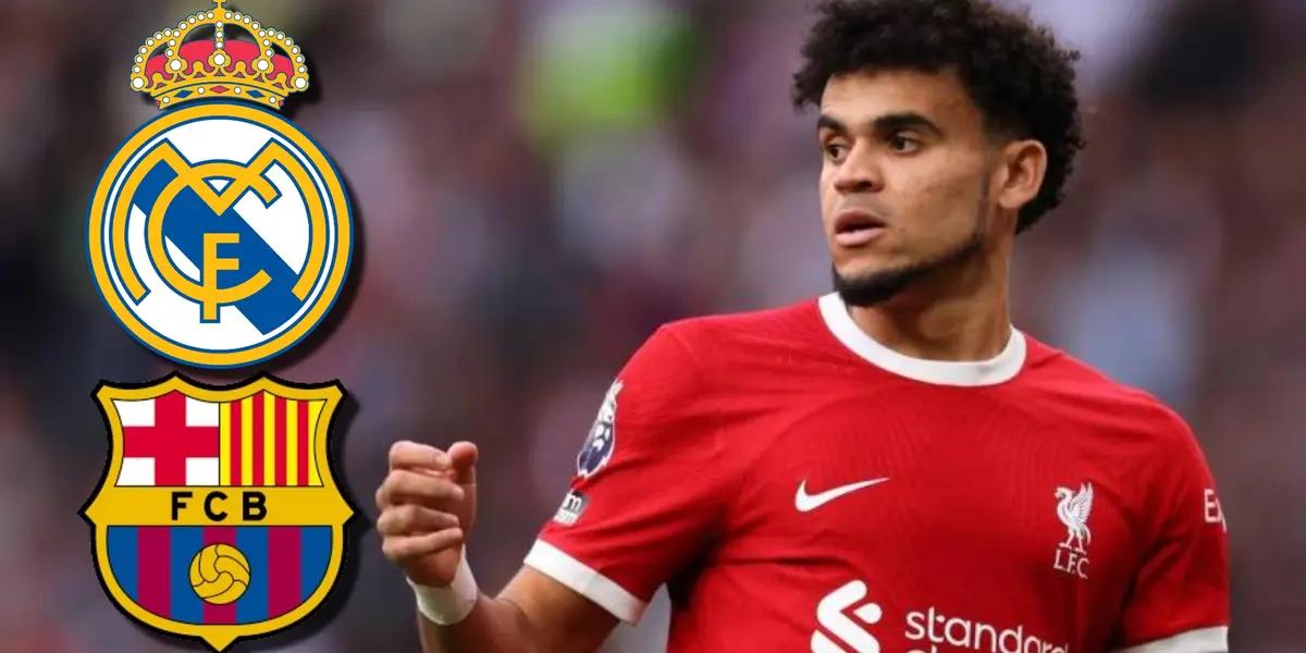 ¿El Madrid o Barça? Este club ya se reunió con Luis Díaz para sacarlo de Liverpool
