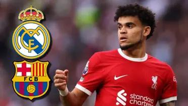 ¿El Madrid o Barça? Este club ya se reunió con Luis Díaz para sacarlo de Liverpool