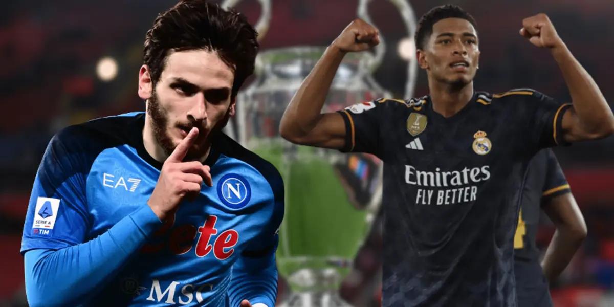 El Madrid salta al campo de juego del Diego Armando Maradona para jugar el partido más difícil de los grupos de Champions