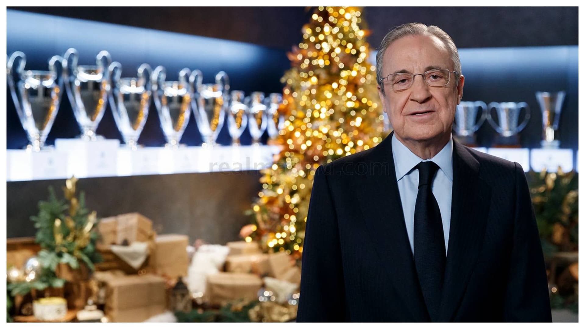 El mandamás del Real Madrid, Florentino Pérez, sostuvo que su “compromiso” para 2022 es “el de seguir trabajando para que todos los madridistas se sientan orgullosos” y se animó a prometer “nuevos triunfos y nuevos títulos”.