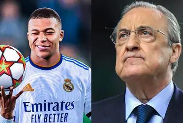 El mandatario del club merengue fue consultado sobre el fichaje del francés.