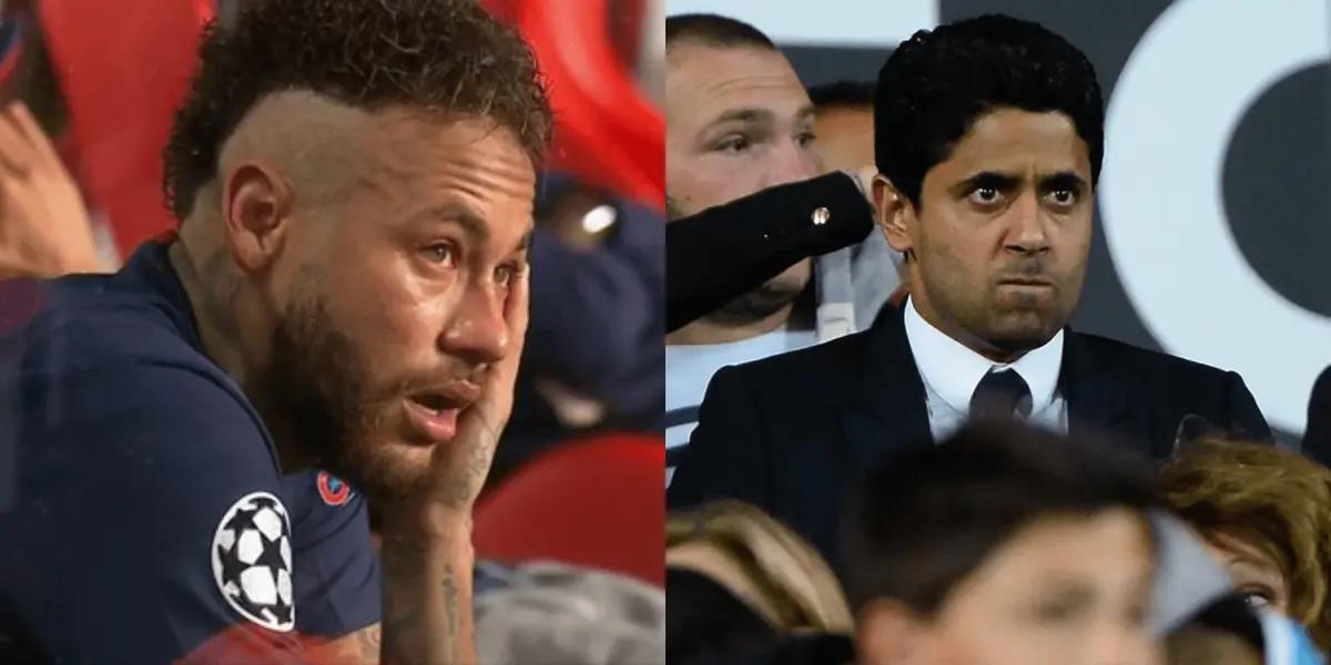 El máximo directivo del cuadro parisino habló sobre el futuro del brasileño, quien ya no formaría parte del siguiente proyecto deportivo