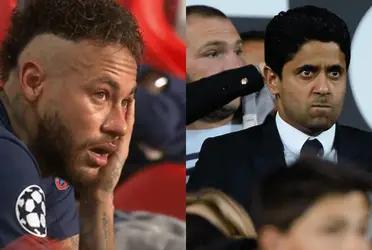 El máximo directivo del cuadro parisino habló sobre el futuro del brasileño, quien ya no formaría parte del siguiente proyecto deportivo