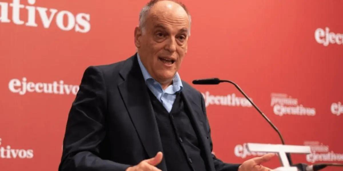 El máximo dirigente de LaLiga se refirió a la polémica entre el Real Madrid y las reclamaciones arbitrales en la temporada