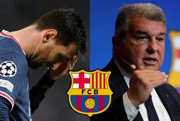 El máximo mandatario culé estuvo en conversación con el ídolo argentino.