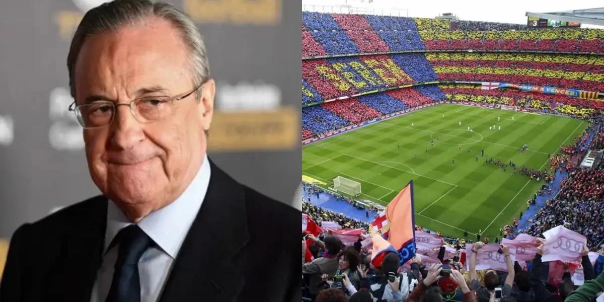 El máximo mandatario del equipo blanco tiene una idea de lo que puede suceder en el Camp Nou.